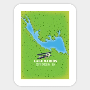 lake marion South Carolina USA Sticker